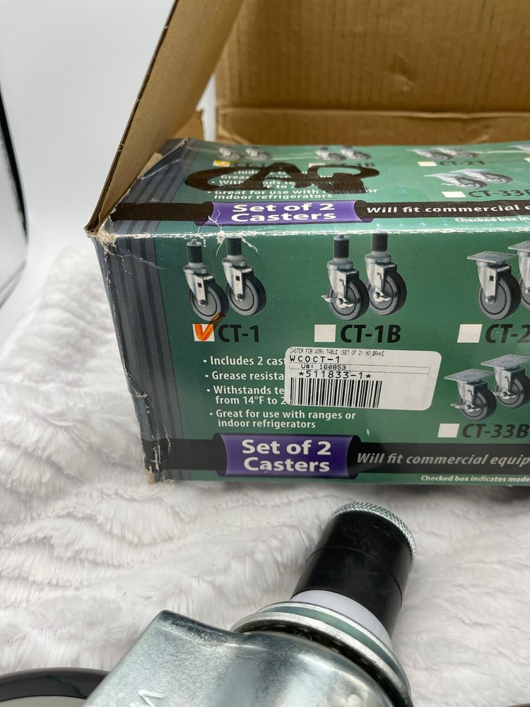 Winco CT-1 Universal Casters Set of Two