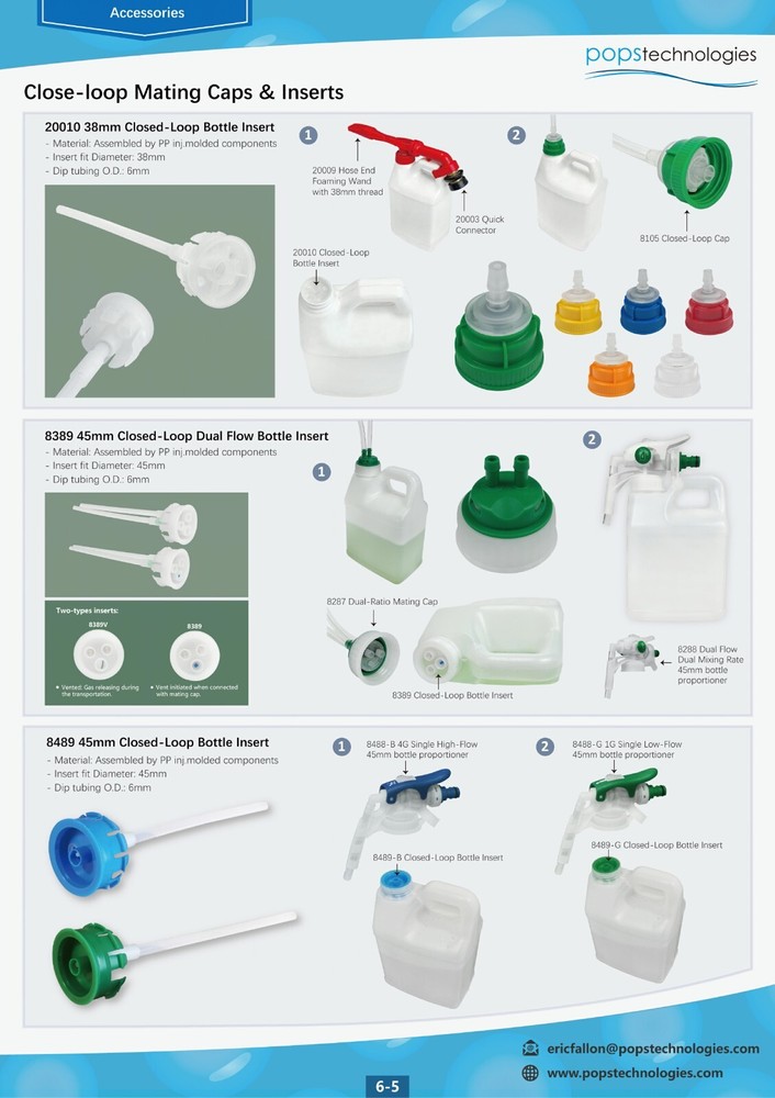 4pcs Close Loop Cap - 38mm, 8105