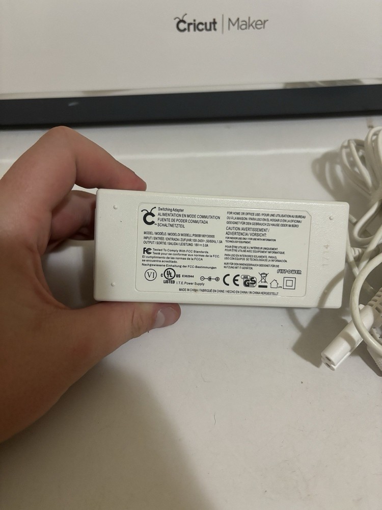 Cricut Maker CXPL301 Smart Cutting Machine With Power Cord