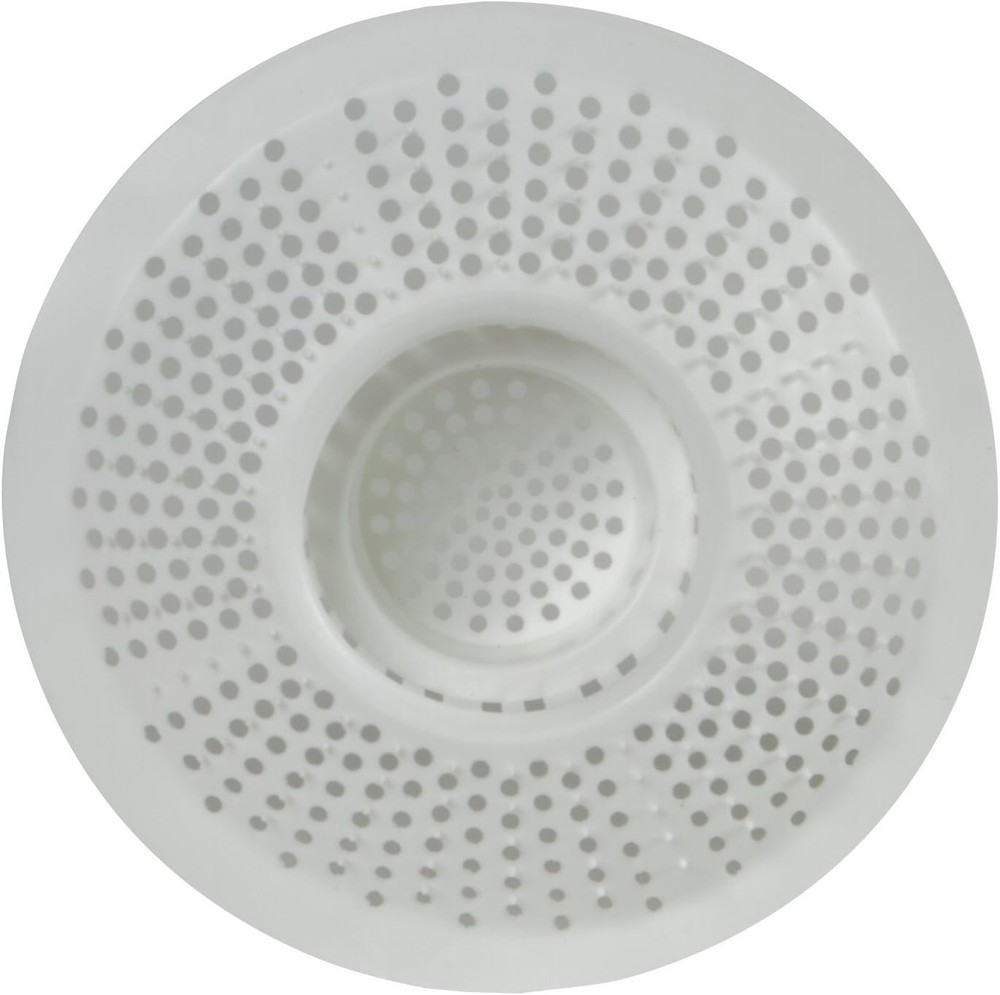 Simple Installation Drain Protector - White Hairstopper for Bathtubs & Showers