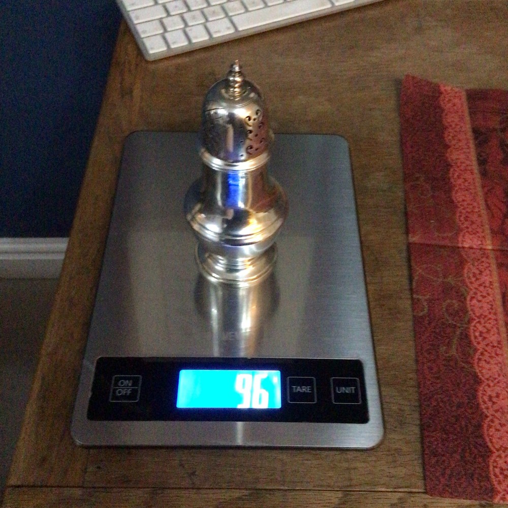 Vintage Sterling Silver Sugar Shaker