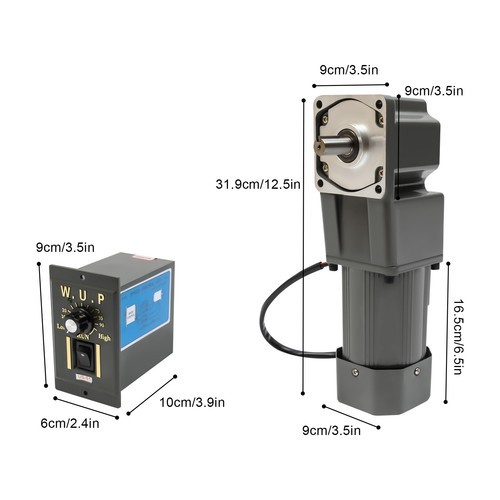 30k Electric Variable Speed Controller 90° Right Angle Output Reduction Motor