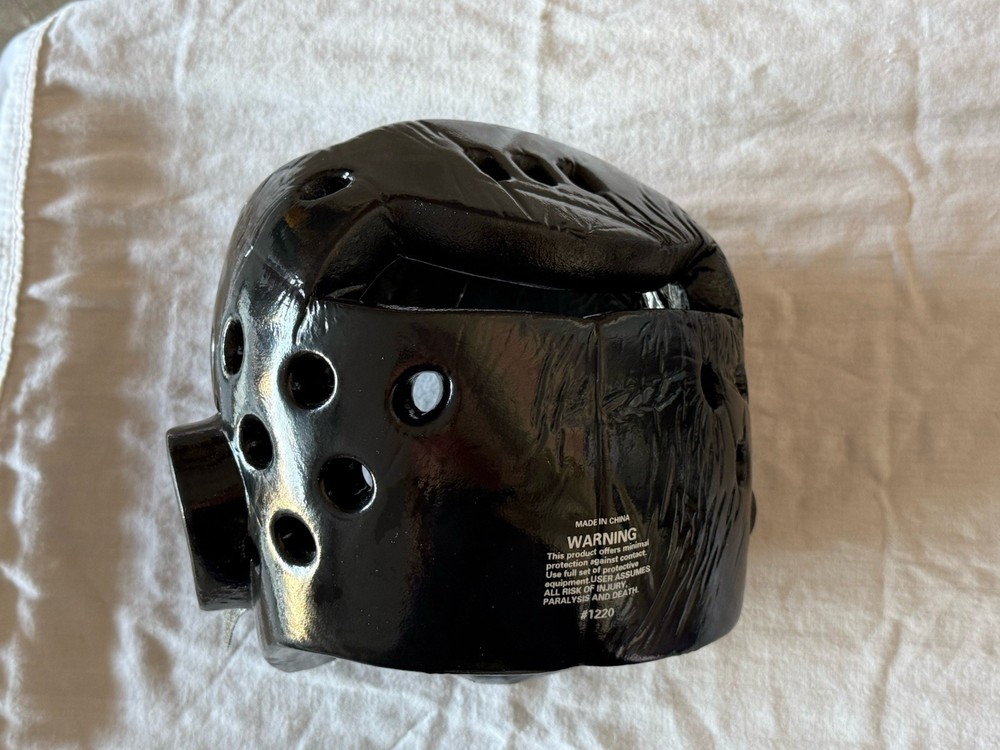 Black Face Shield Boxing MMA Headgear