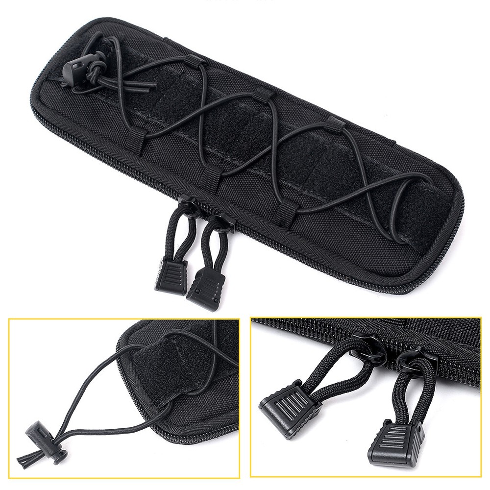 Tactical-Military Molle Elastic Pouch Storage Holder Bag For Knife Flashlight