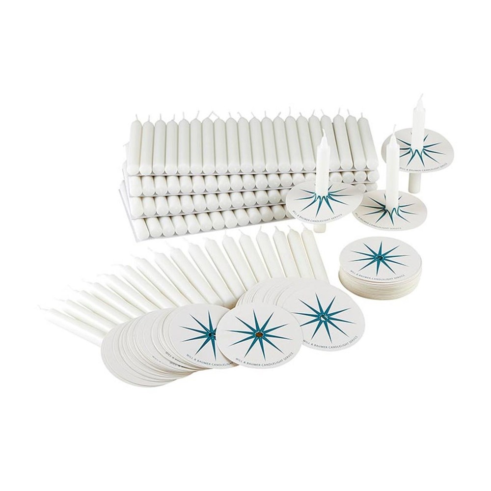 Candlelight Service Kits with Star Bobeches 100 per box