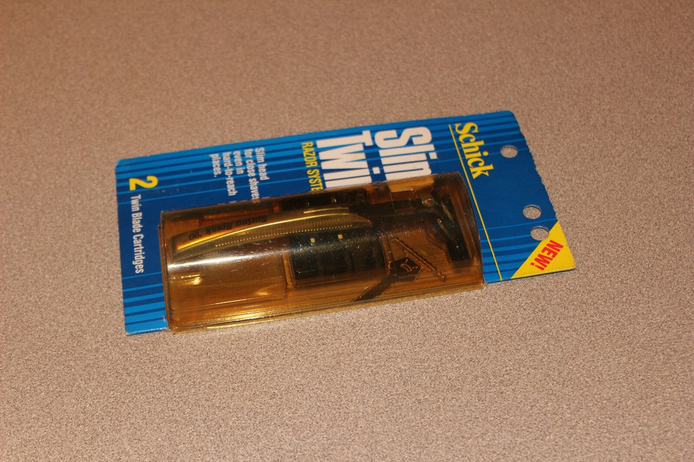 Vintage NOS Schick Slim Twin Plus Razor System
