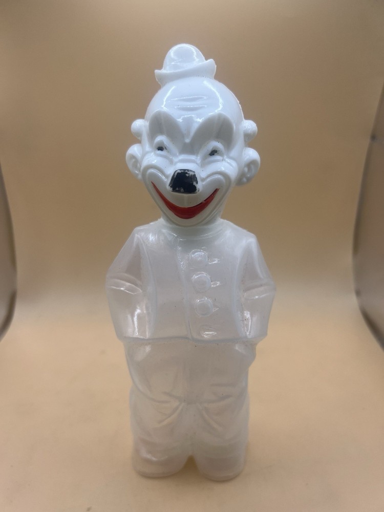 Vintage Plastic Candy Holder Clown
