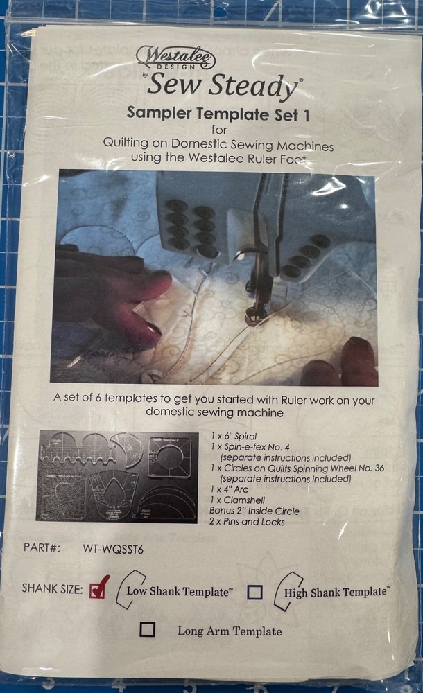 Sew Steady Sampler Template Set 1