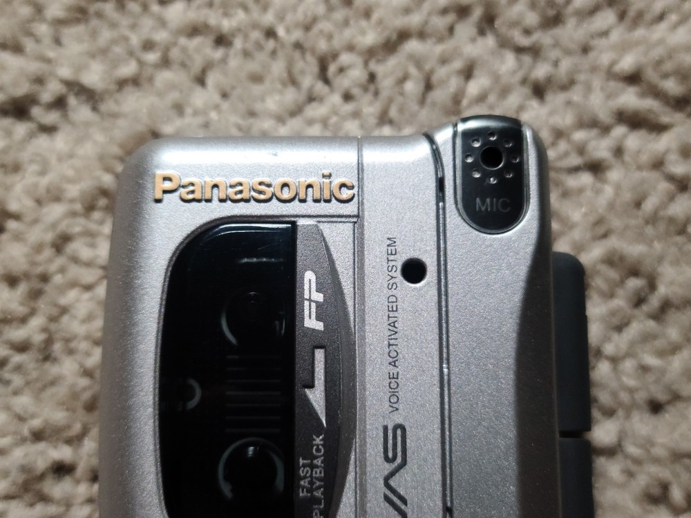 Panasonic RN-405 VAS Voice Activated System Handheld Cassette Recorder