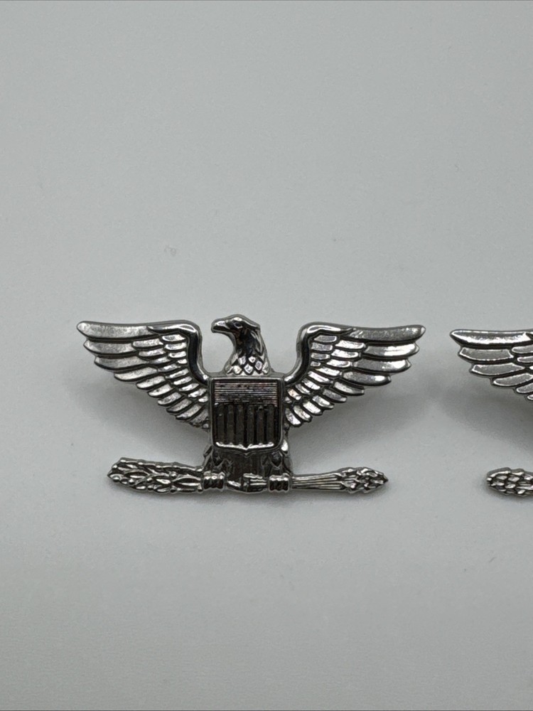 WWII US Army WW2 Colonel Pins Pinback