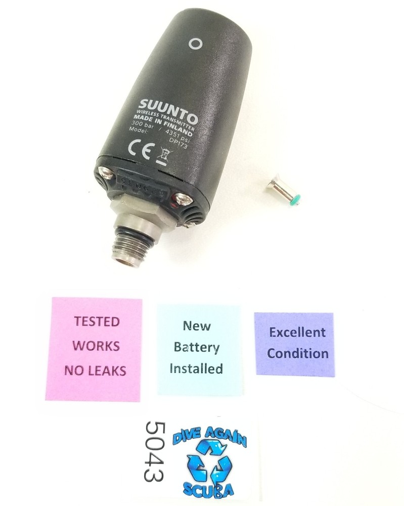 SUUNTO WIRELESS TANK PRESSURE TRANSMITTER Hoseless Scuba Dive Computer