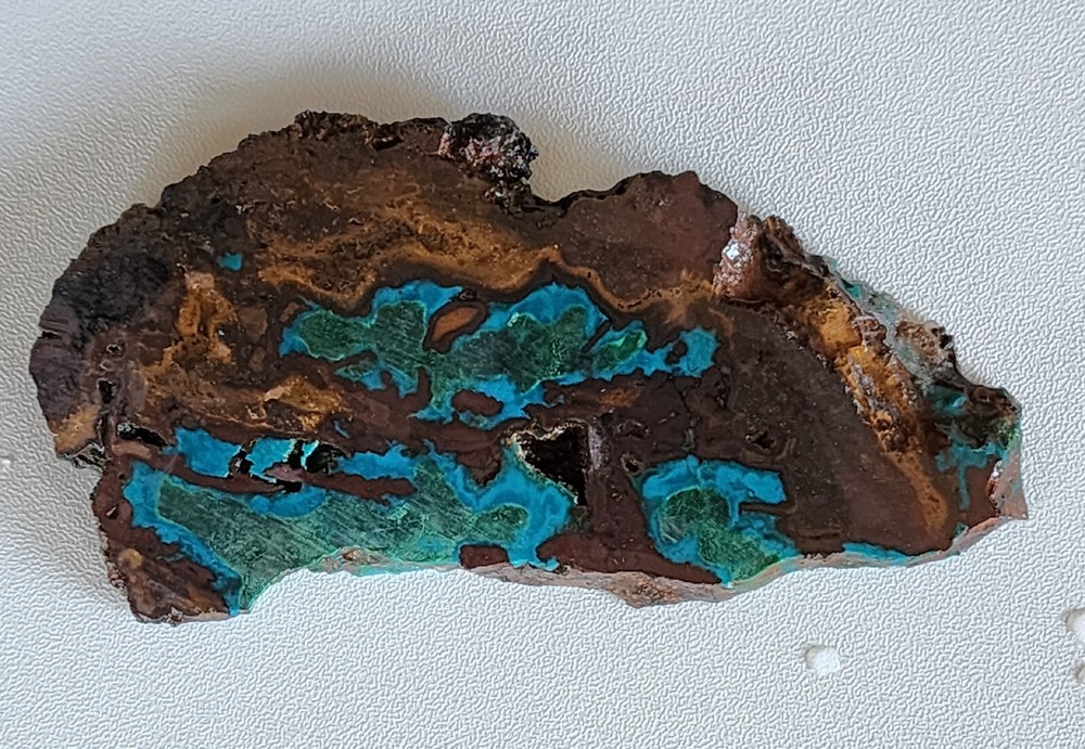 Chrysocolla Malachite Lapidary Slab Chile
