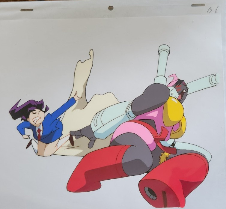 Sabu & Azuki - Space Pirate Mito - Animation Production Cel with Drawing