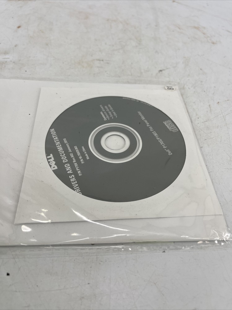 Dell Drivers and Documentation P/N PY70V Rev.A02 January 2010
