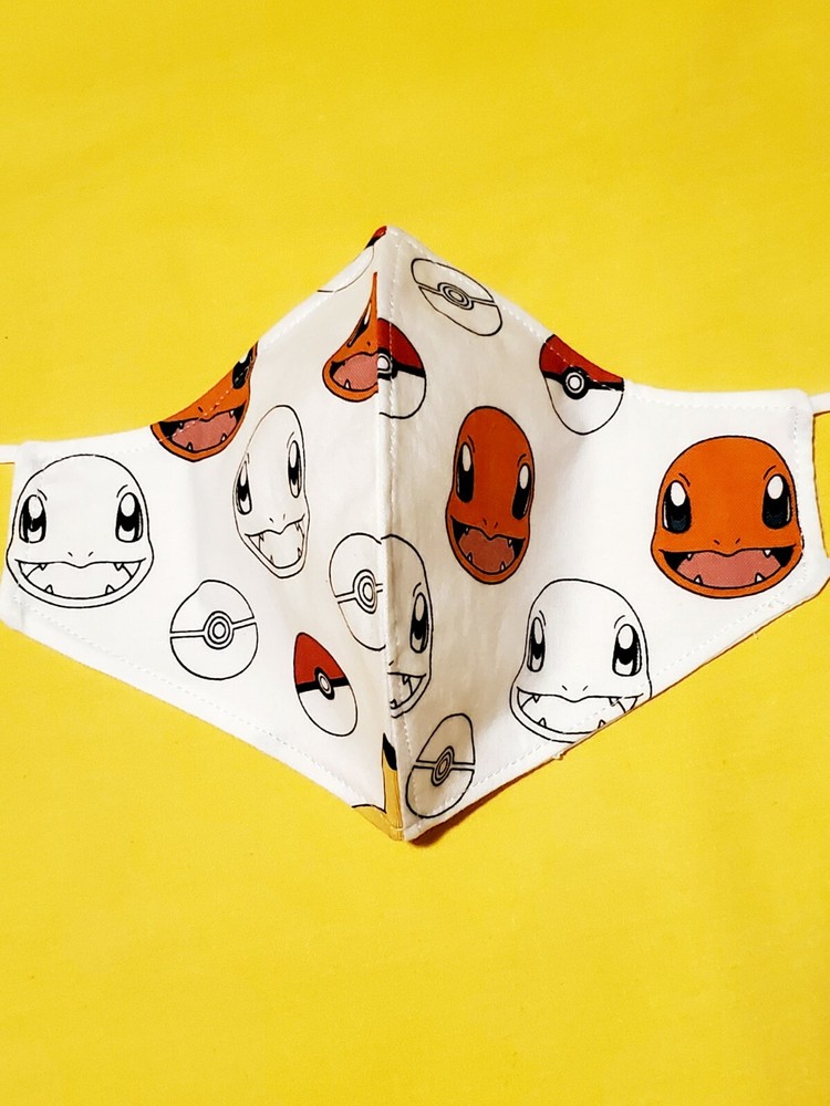 Youth Charmander Adjustable Face Mask