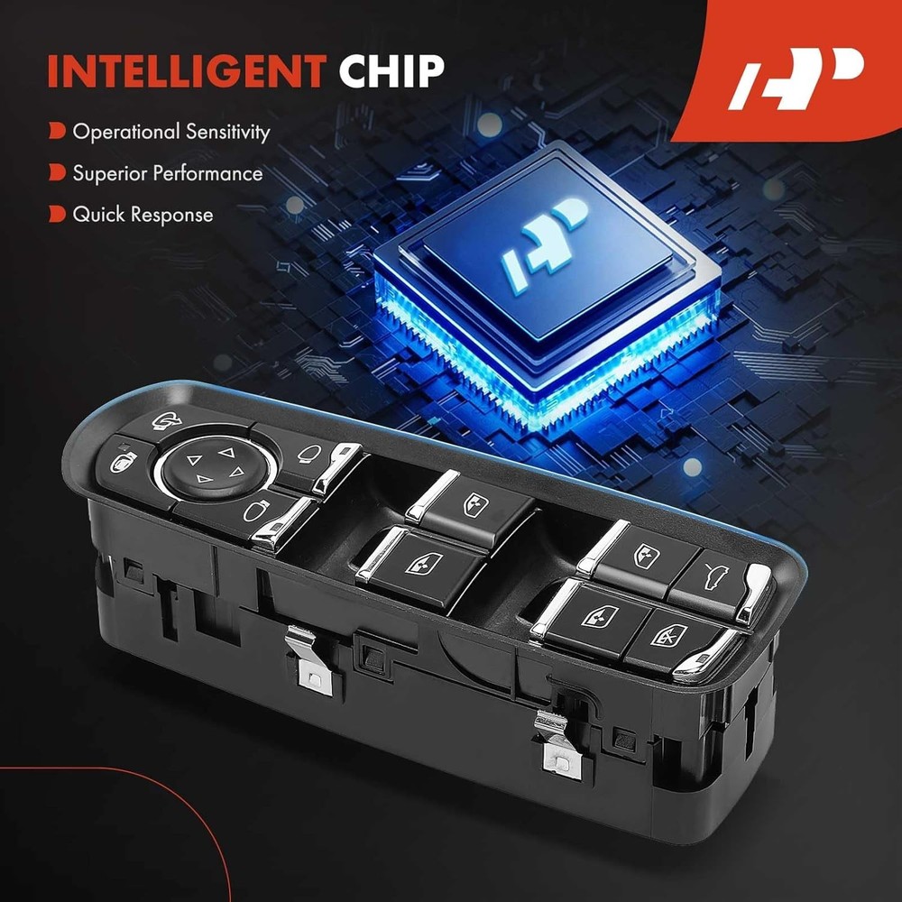 Master Front Left Driver Side Power Window Switch Compatible with Porsche Macan