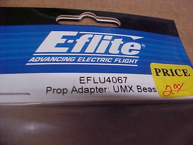 E-FLITE EFLU4067 = PROP ADAPTER: UMX BEAST(NEW)