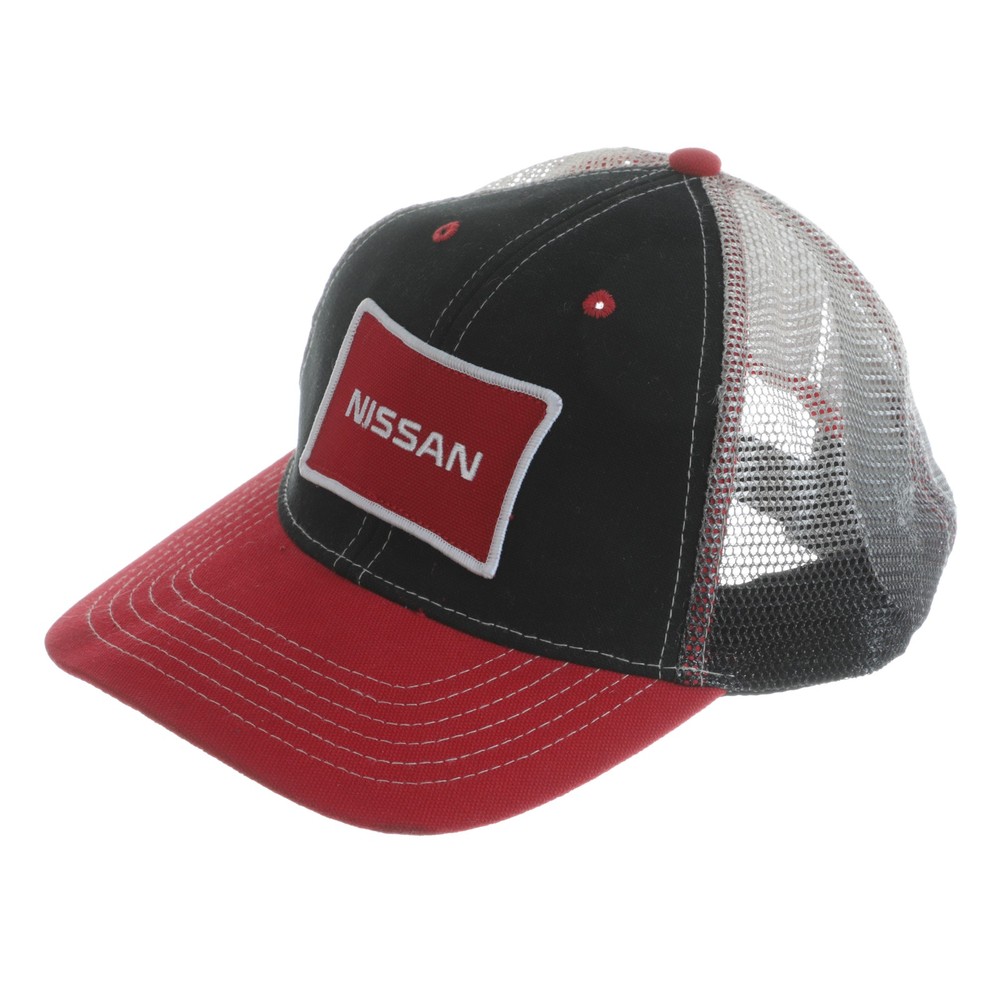 Nissan Black and Red Trucker Cap