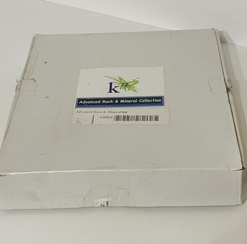 K12 Advanced Rock Mineral Collection 36 Unique Specimens Orig Box -missing 1