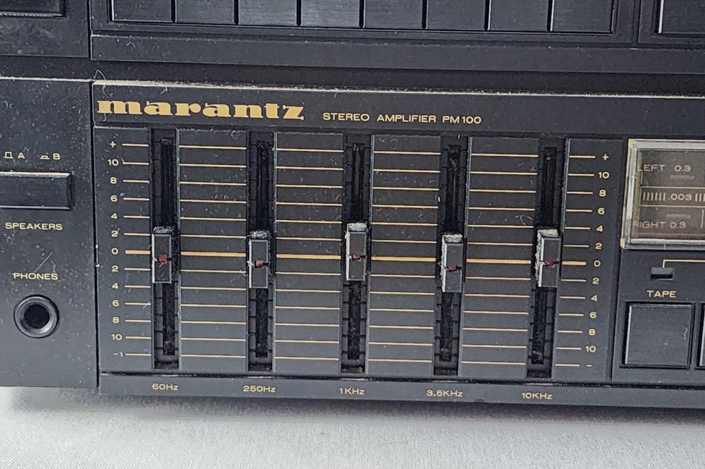 Marantz Tuner & Amplifier With Equalizer (TA 100) - Tested and Works