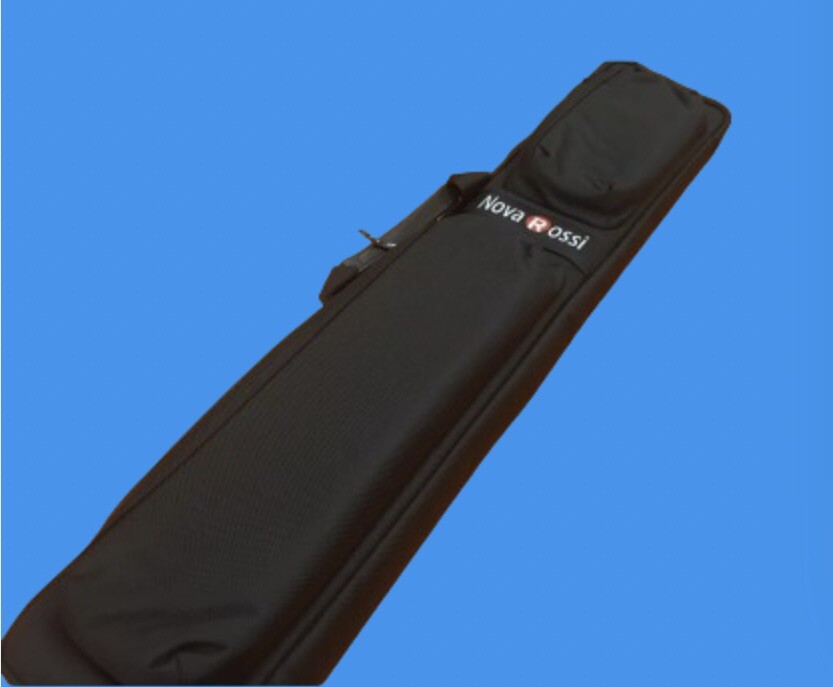 CUE CASE NOVAROSSI 2x4 BLACK  ( SOFT CASE ).
