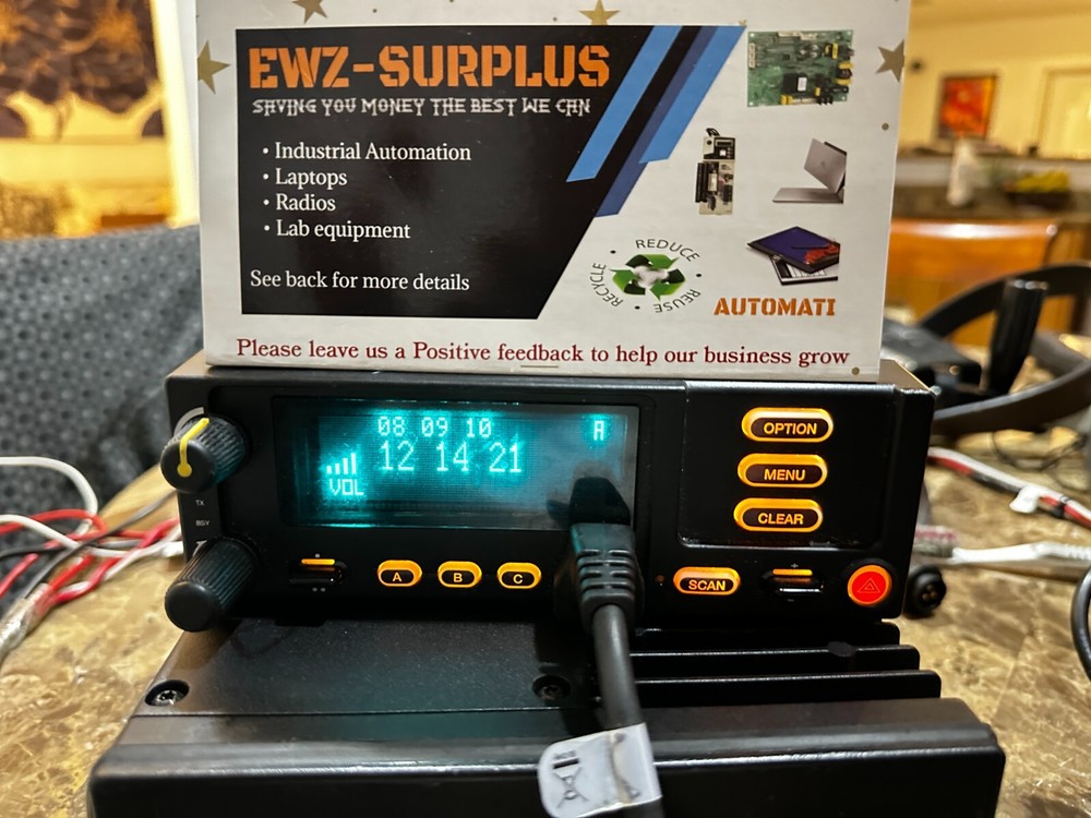 NICE HARRIS CU232180002 REMOTE CONTROL HEAD Model CH-721 + MICROPHONE TESTED