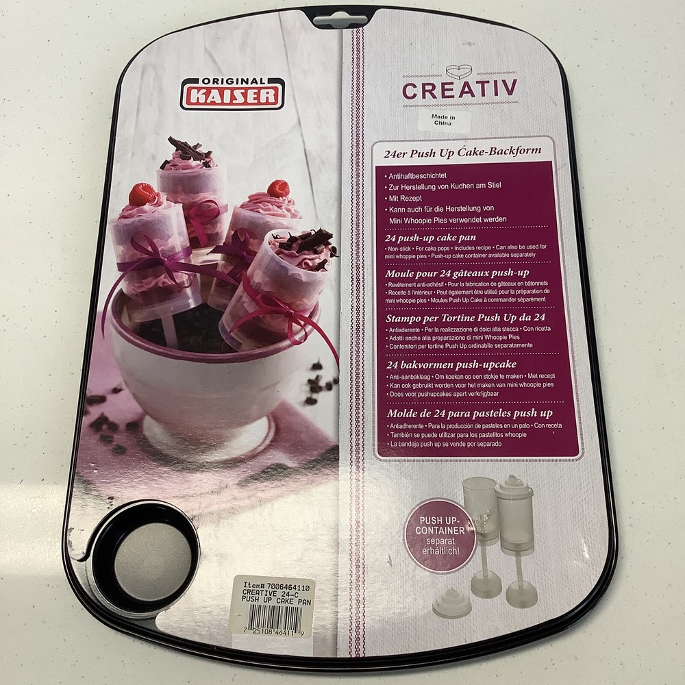 Kaiser Creativ 24 Push Up Cake Backform NEW