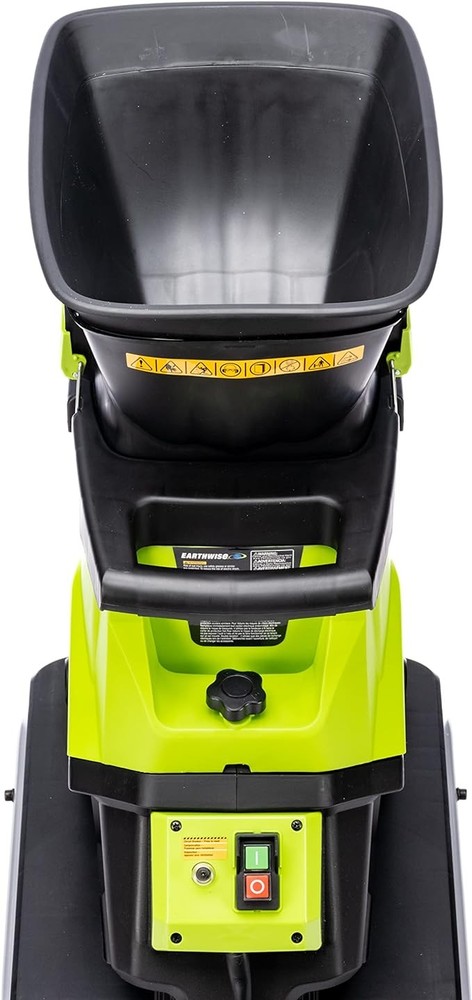 15 Amp Electric Garden Chipper with Collection Bin