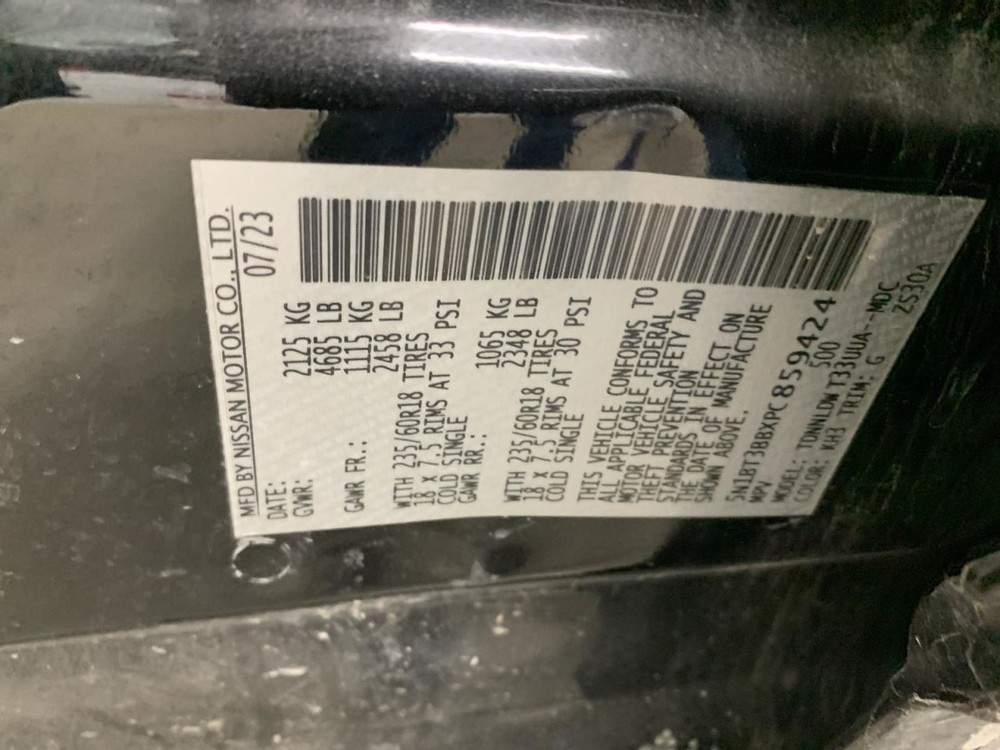 Complete Console Front Floor S Model Fits 21-25 ROGUE 950877