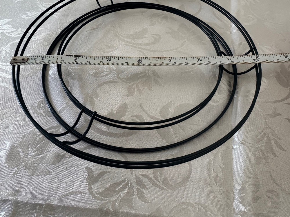 4-Pack 8” Circle Metal Wire Wreath Frame Forms Table Wall Decor New