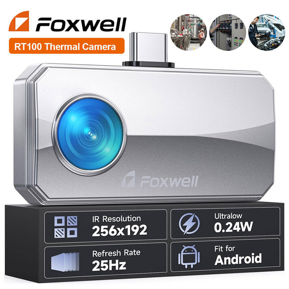 FOXWELL RT100 Thermal Imaging Camera Infrared Thermal Camera for Android Devices