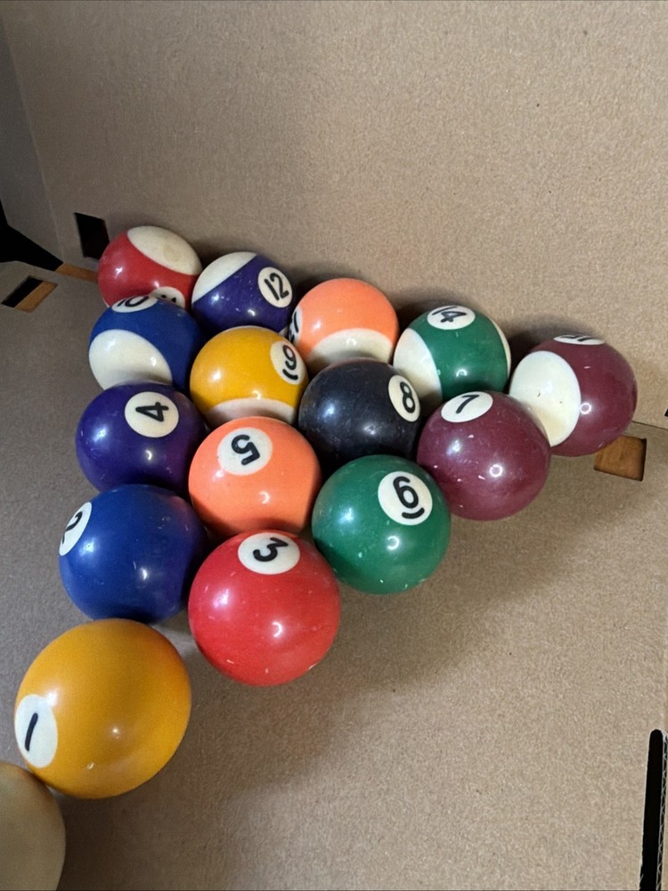 Billiard Pool Ball Standard Set Mini Size 1 1/2" - 38 mm