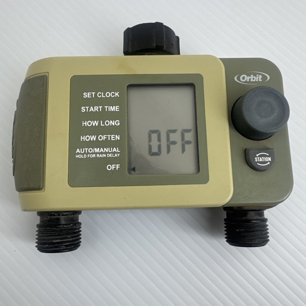 Orbit 2 Outlet Digital Hose Sprinkler Irrigation WateringTimer