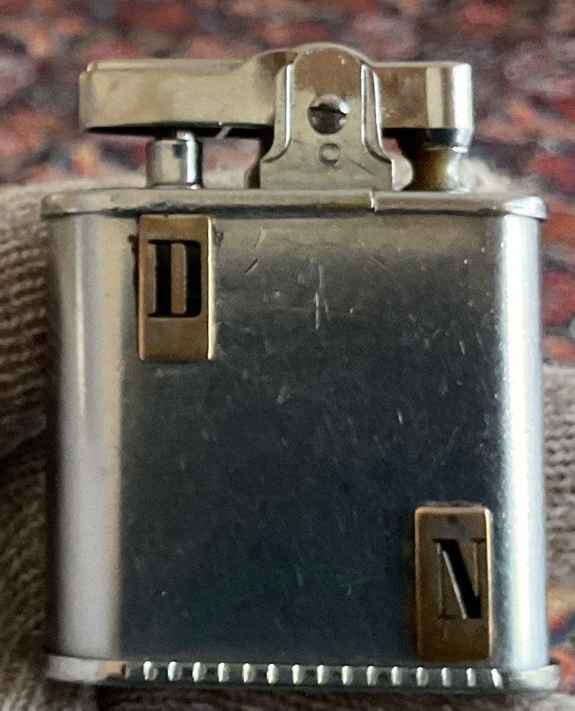 Vintage Ronson Whirlwind Petrol Lighter / Swivel Base / Serviced,