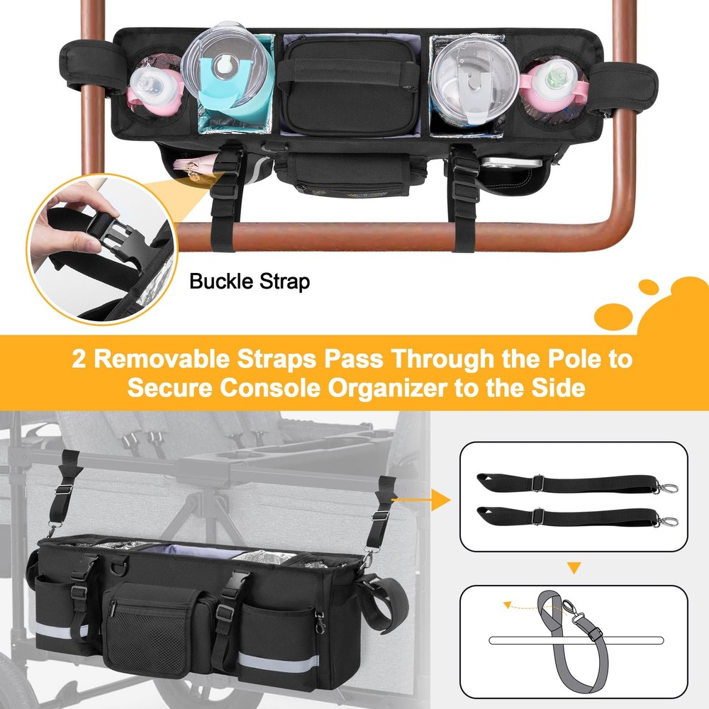 GRAOSO Parent Console Stroller Organizer WONDERFOLD W4