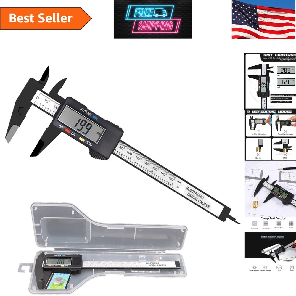 LCD Display Electronic Calipers - Automatic Shutdown, 0-150mm Measuring Tool