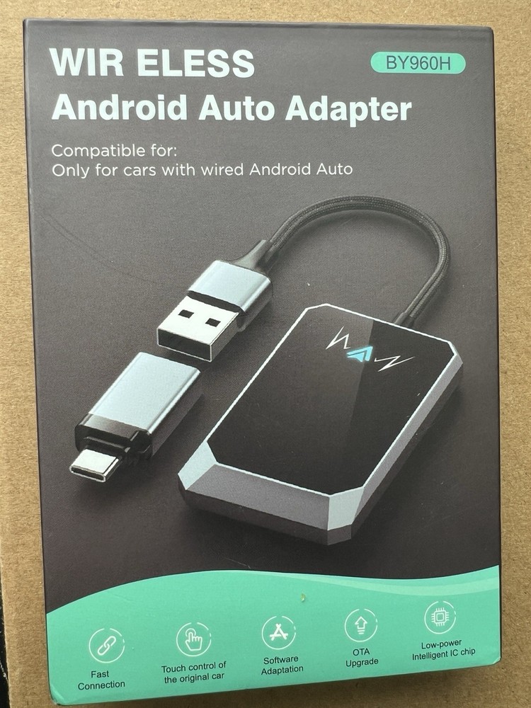 Wireless Android Auto Adapter BY960H-OPEN BOX-i