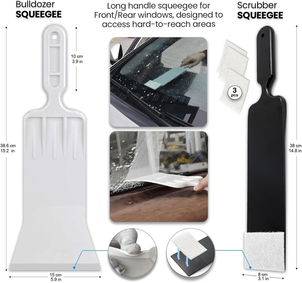 Auto Tint Kit Professional Window Tint Tools Bulldozer Squeegee