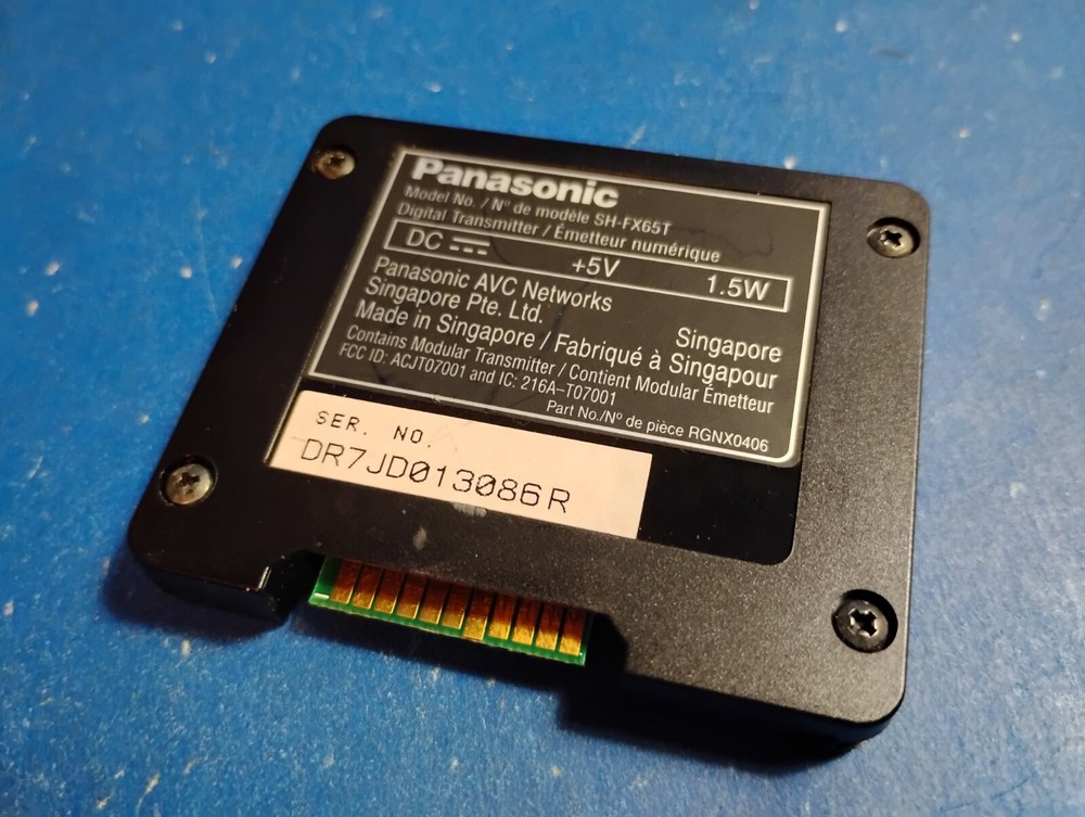 Panasonic SH-FX65T Transmitter - For Wireless Home Theater Systems Tested