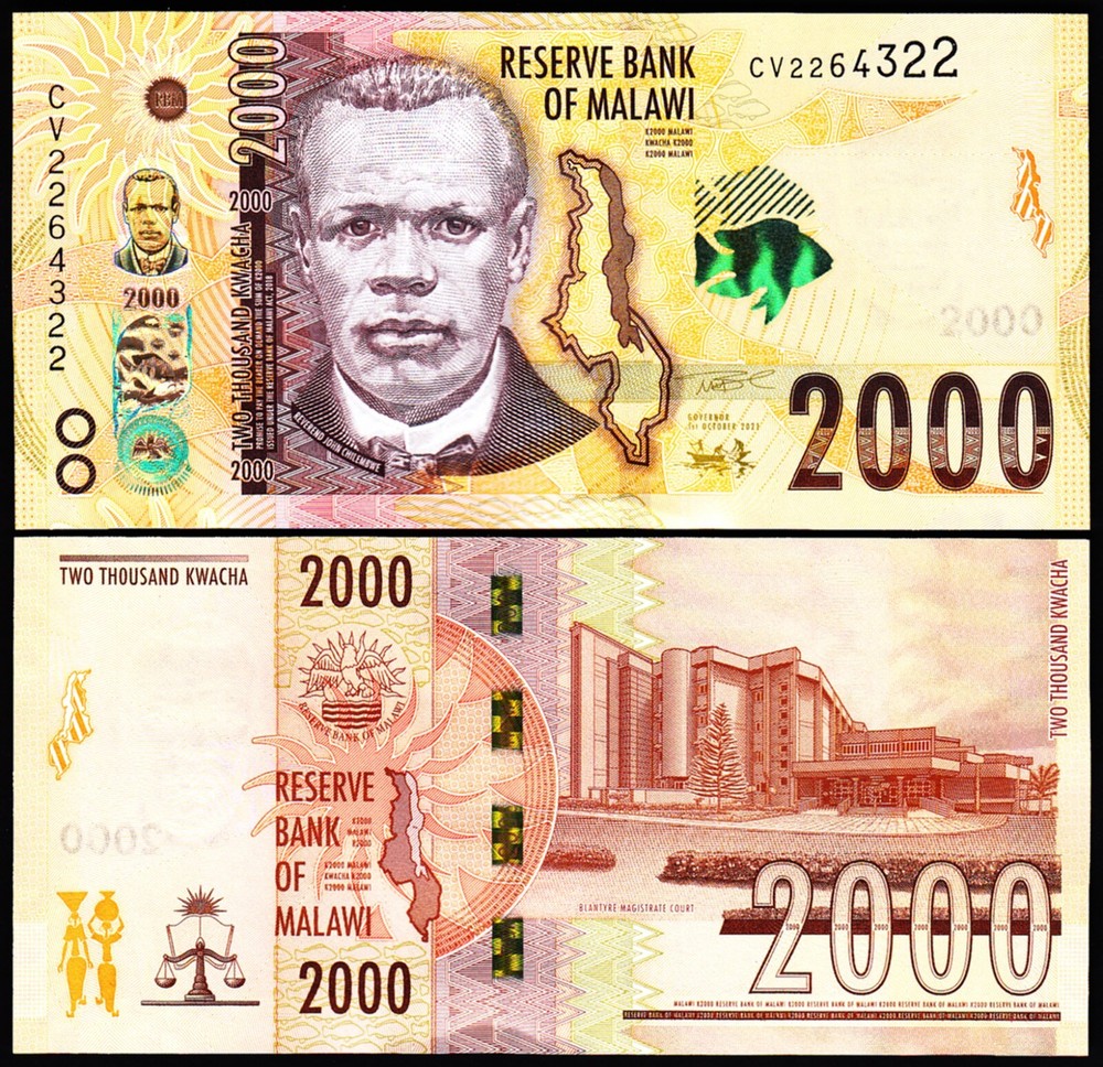 Malawi 2000 Kwacha, 2021, UNC, P-69