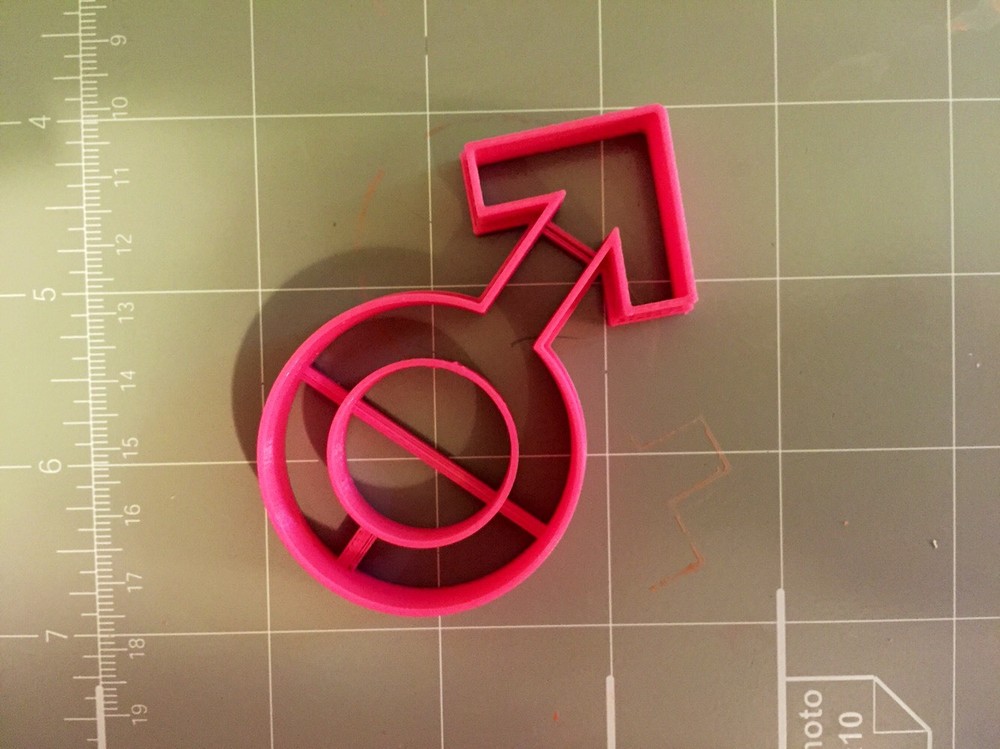 Boy Sign Cookie Cutter