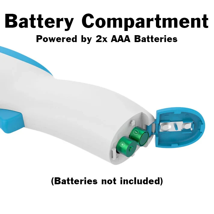 Contactless Digital Forehead Thermometer, Fast Reading, Backlit Display 2 Pack