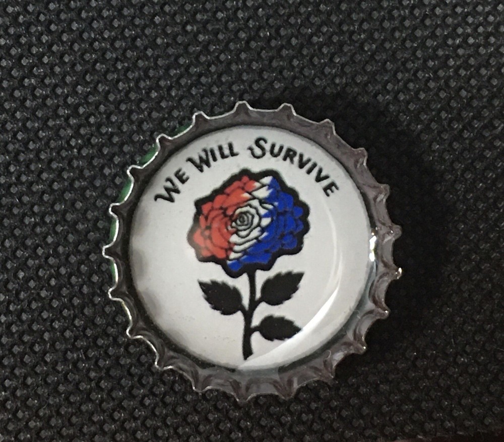 Grateful Dead Americana Bottle Cap Magnet Set