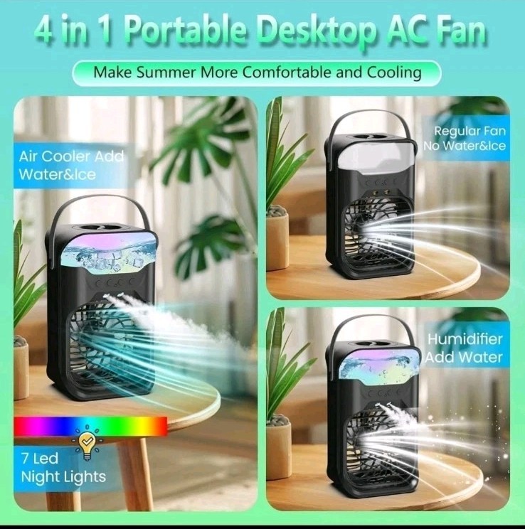 Multifunctional Air Cooler Large Space Air Supply Three Speeds Remote Control