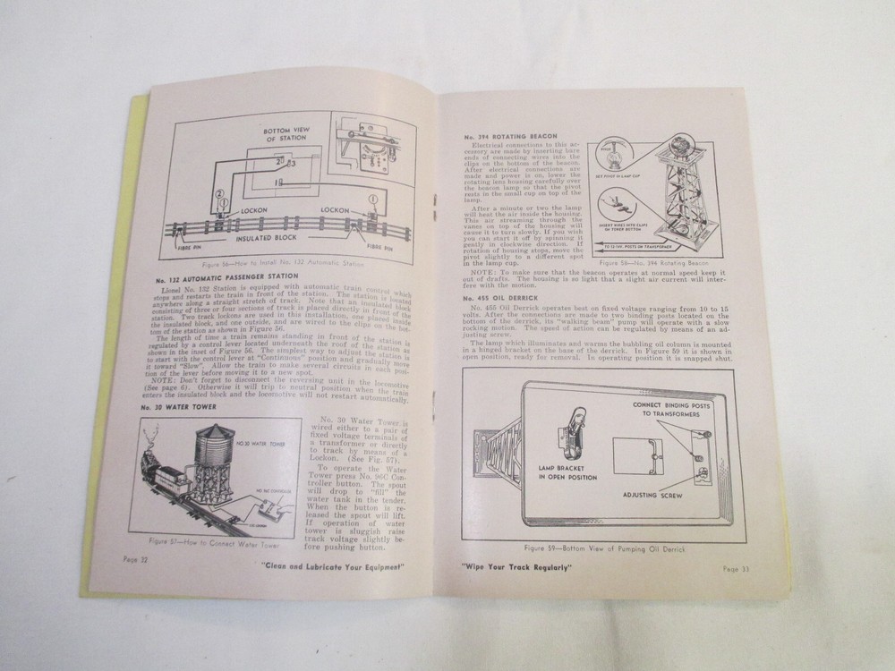 "Lionel Trains instructions for assembling & operating" Booklet from 1950.