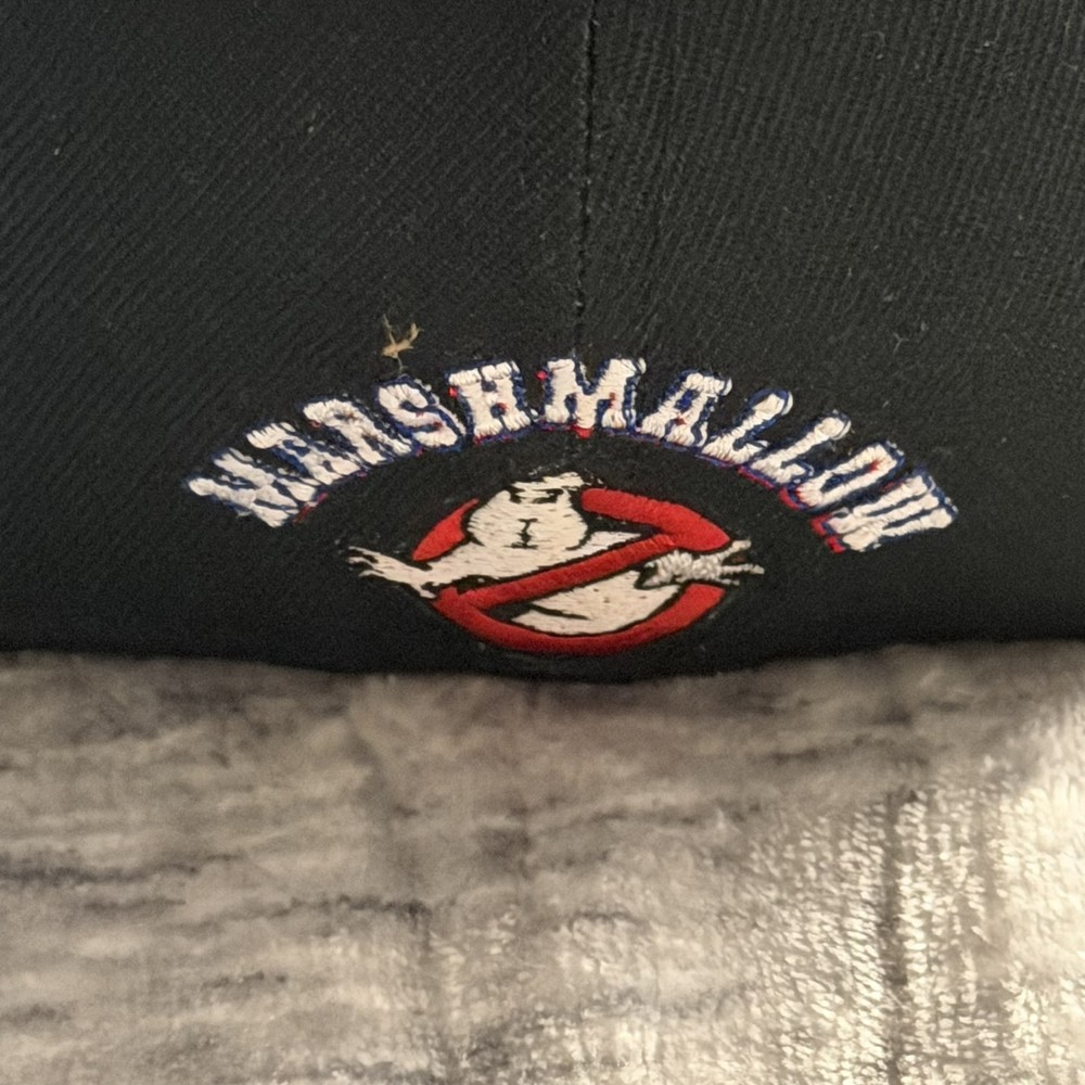 Ghostbusters "Past, Present, Future" Fitted Hat Cap Size 7 1/4 Stay Puft Slimer