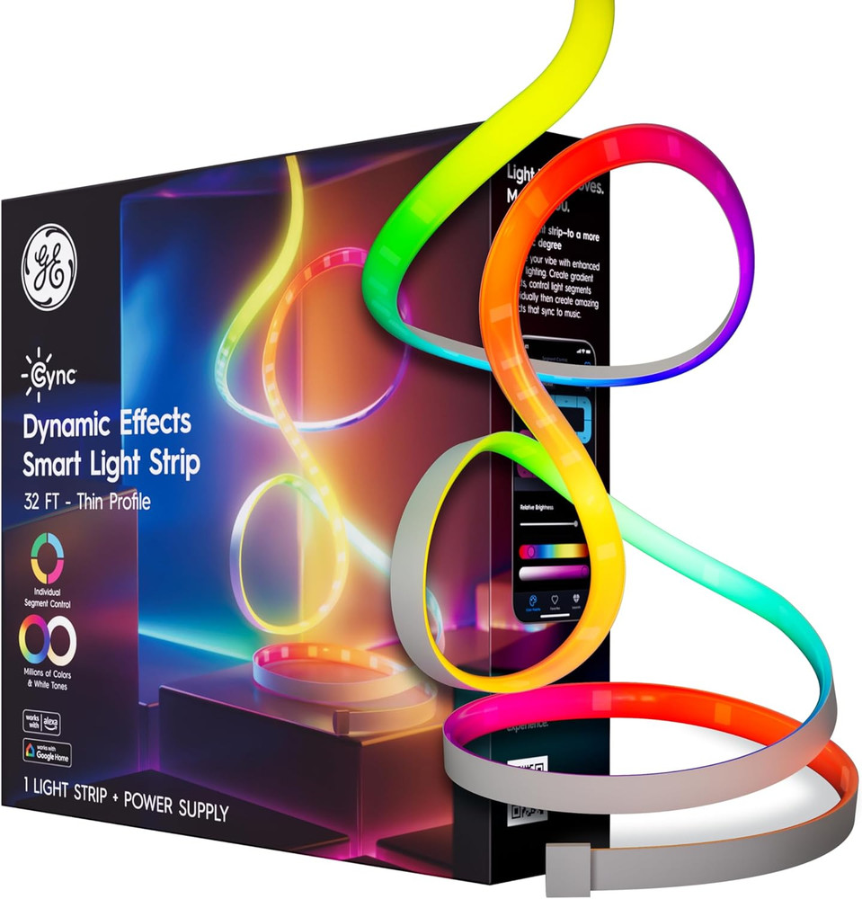 Dynamic Effects Smart LED Light Strip Music Sync Color Changing Lights Indoor