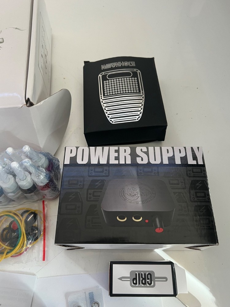 NEW OPEN BOX WORMHOLE TATTOO KIT