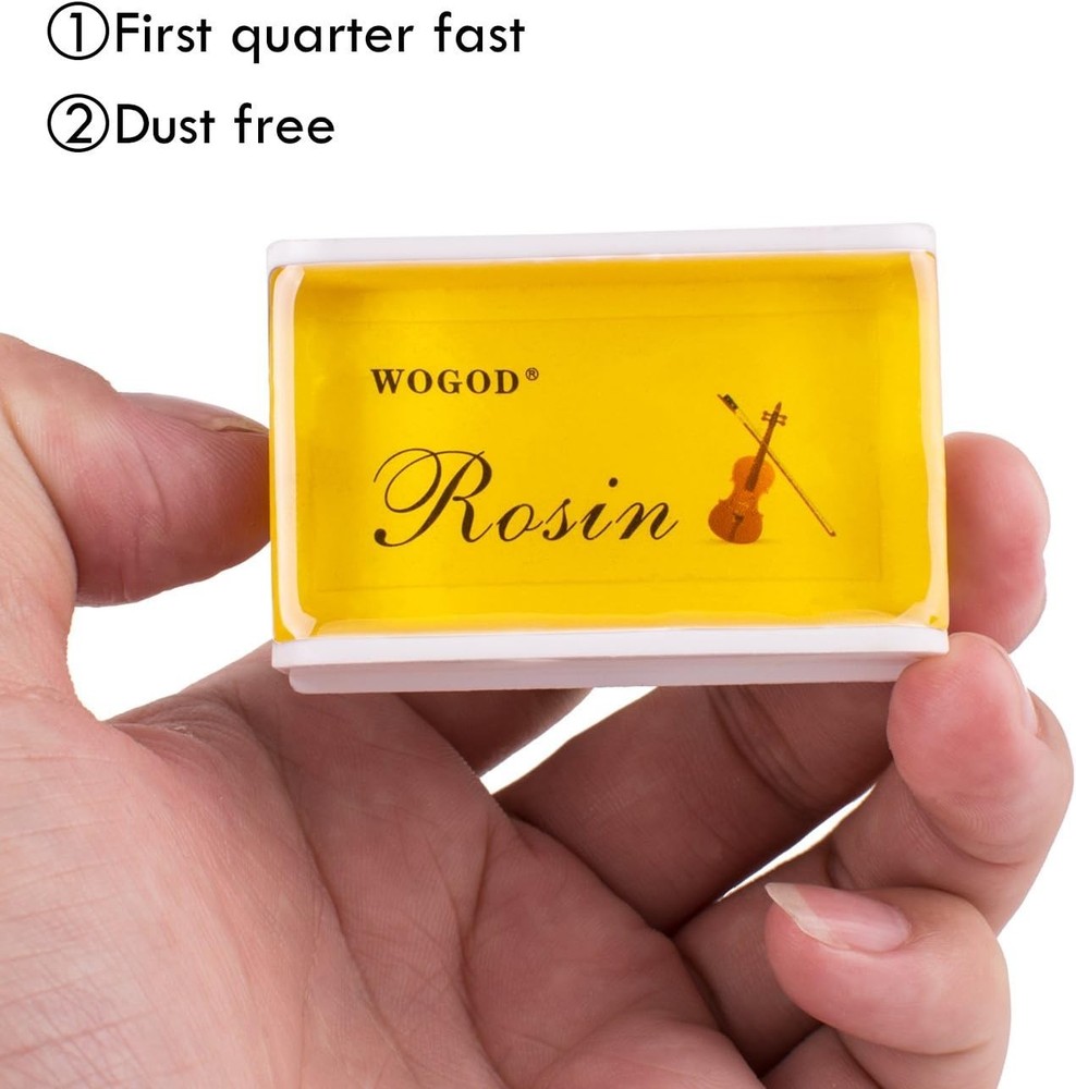 2-Pack Light Low Dust Rosin for Violin, Viola, & Cello - Quality