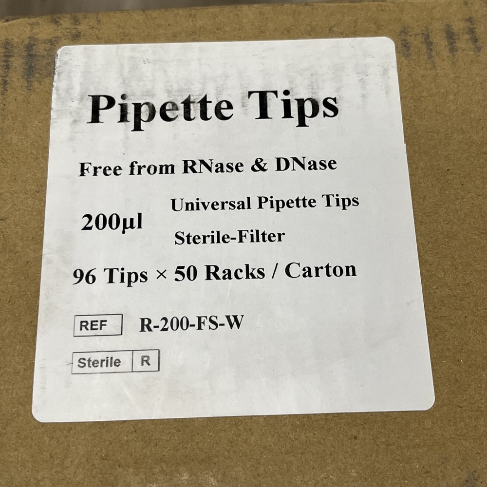 Microlit Pipette Tips 200 ul Universal Filtered Sterile 20 Racks